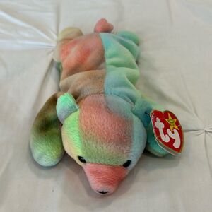 NWT Vintage TY The Beanie Babies 1998 Sammy Stuffed Teddy w/ Rare Tag Errors